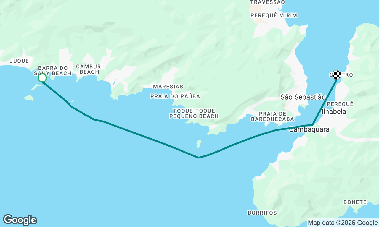 das ilhas até a Capela 