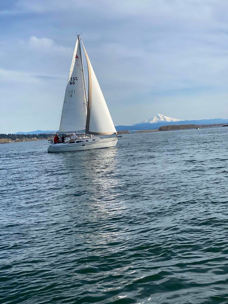 Voyage photo from Government island to ISC sailing mostly 