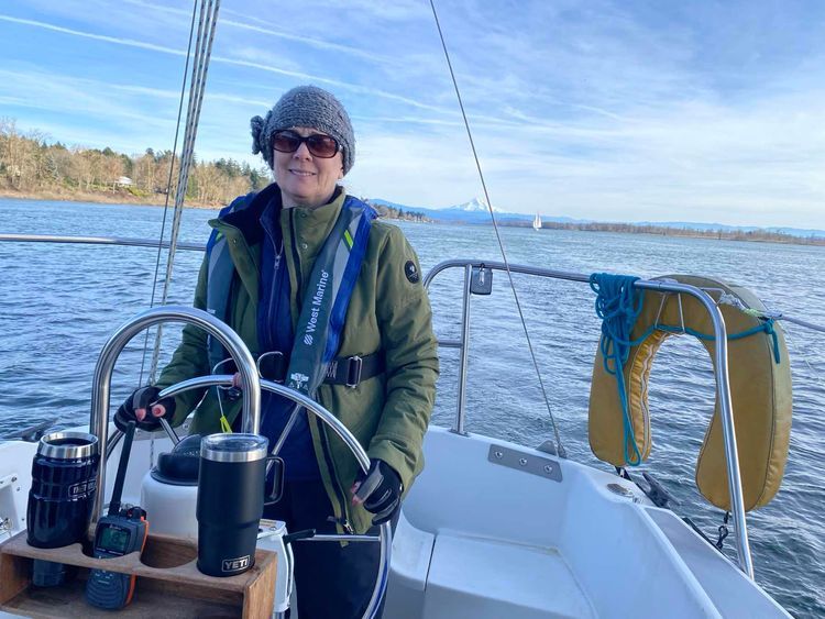 Voyage photo from Government island to ISC sailing mostly 