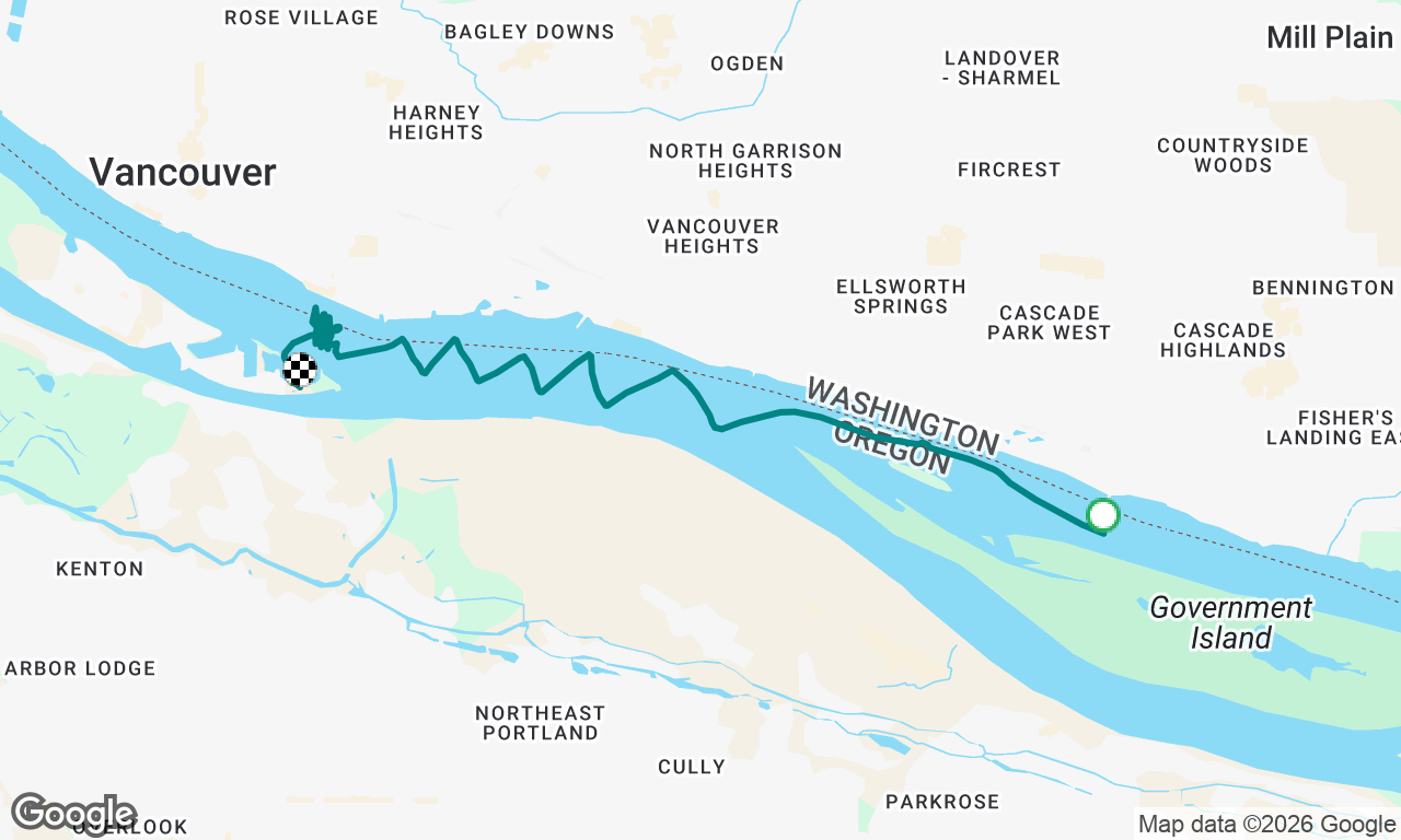 Government island to ISC sailing mostly 