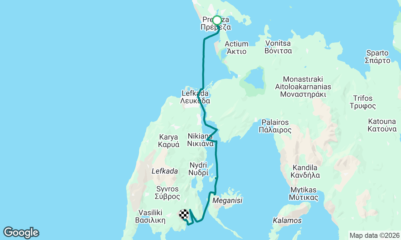 Voyage map