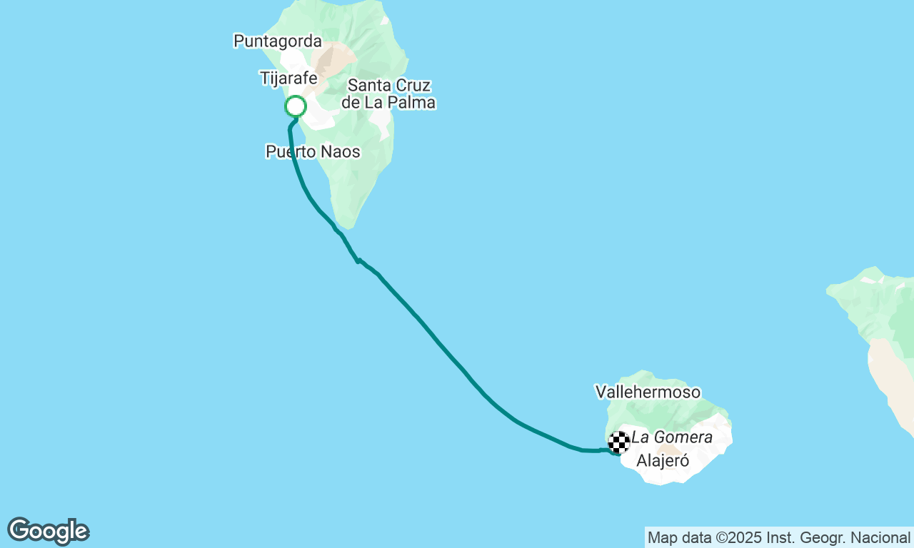 Voyage map
