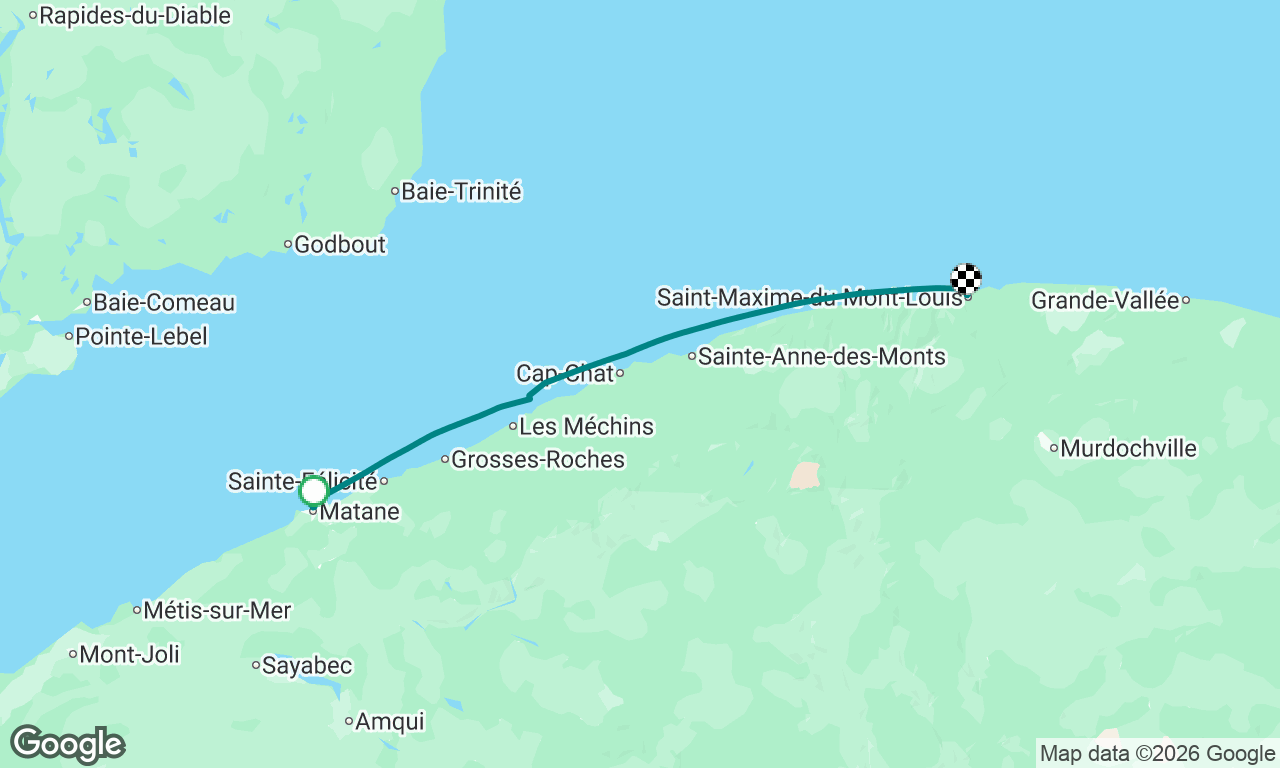 De Matane à Mont Louis