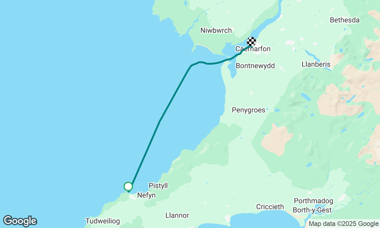 Porth Dinllaen to Caernarfon 