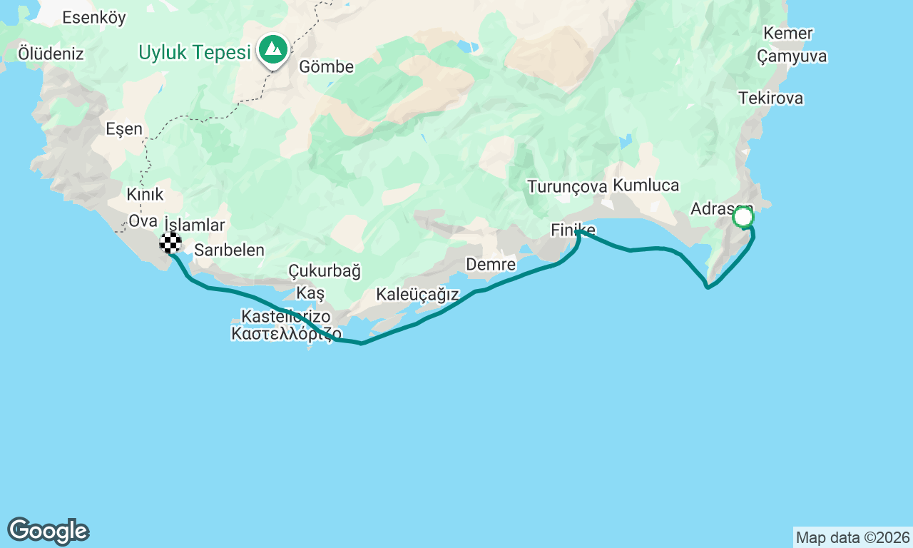 Gazipaşa to Göcek gün 2
