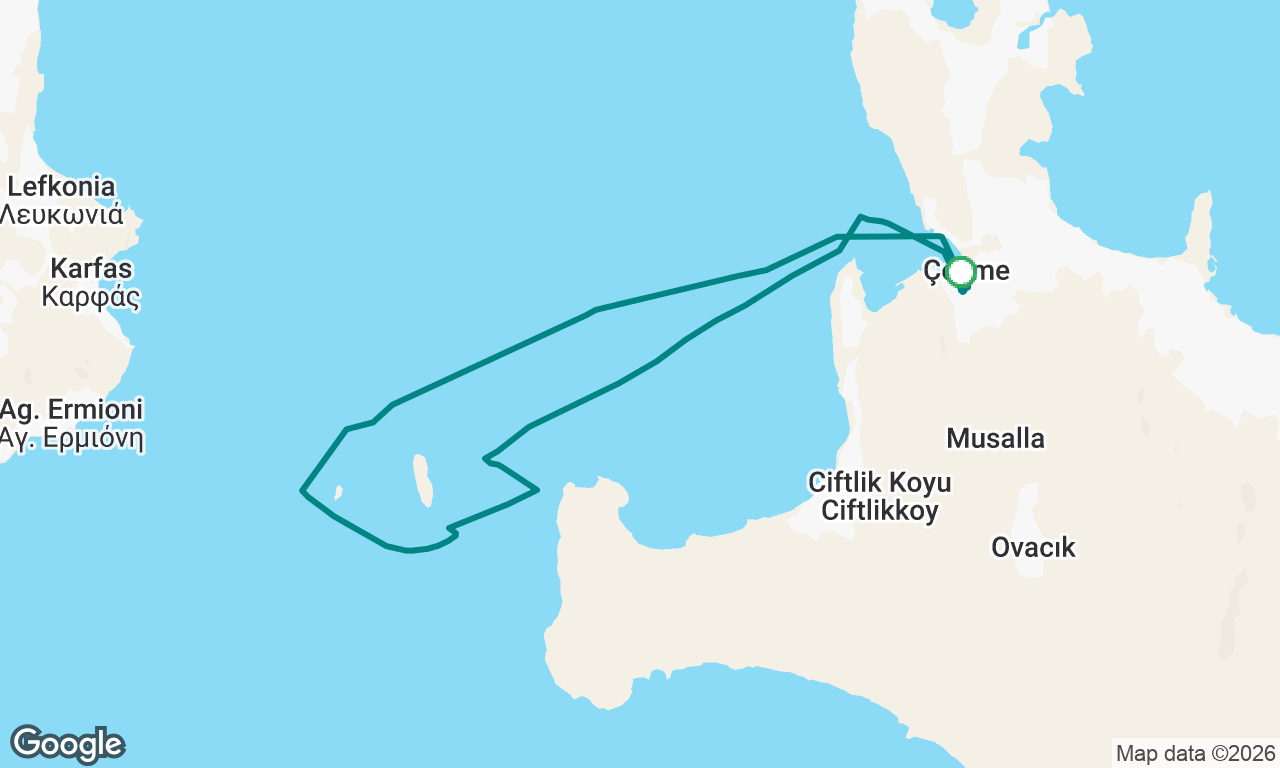 Voyage map