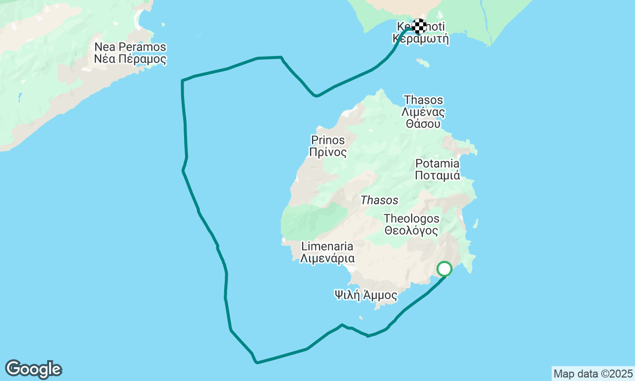 Limenaria Thassos Return to Keramoti 