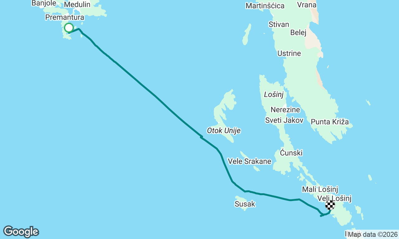 Voyage map