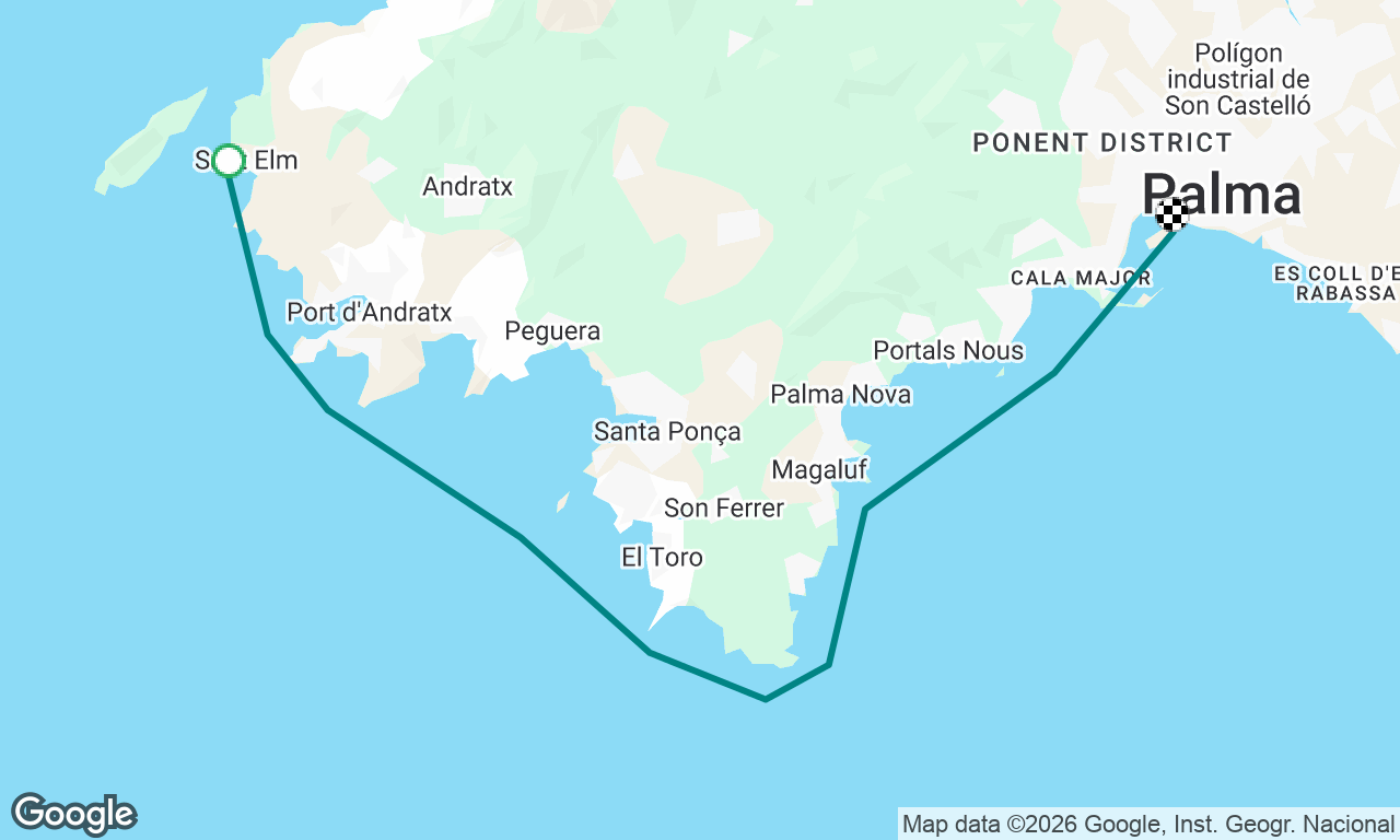 Voyage map