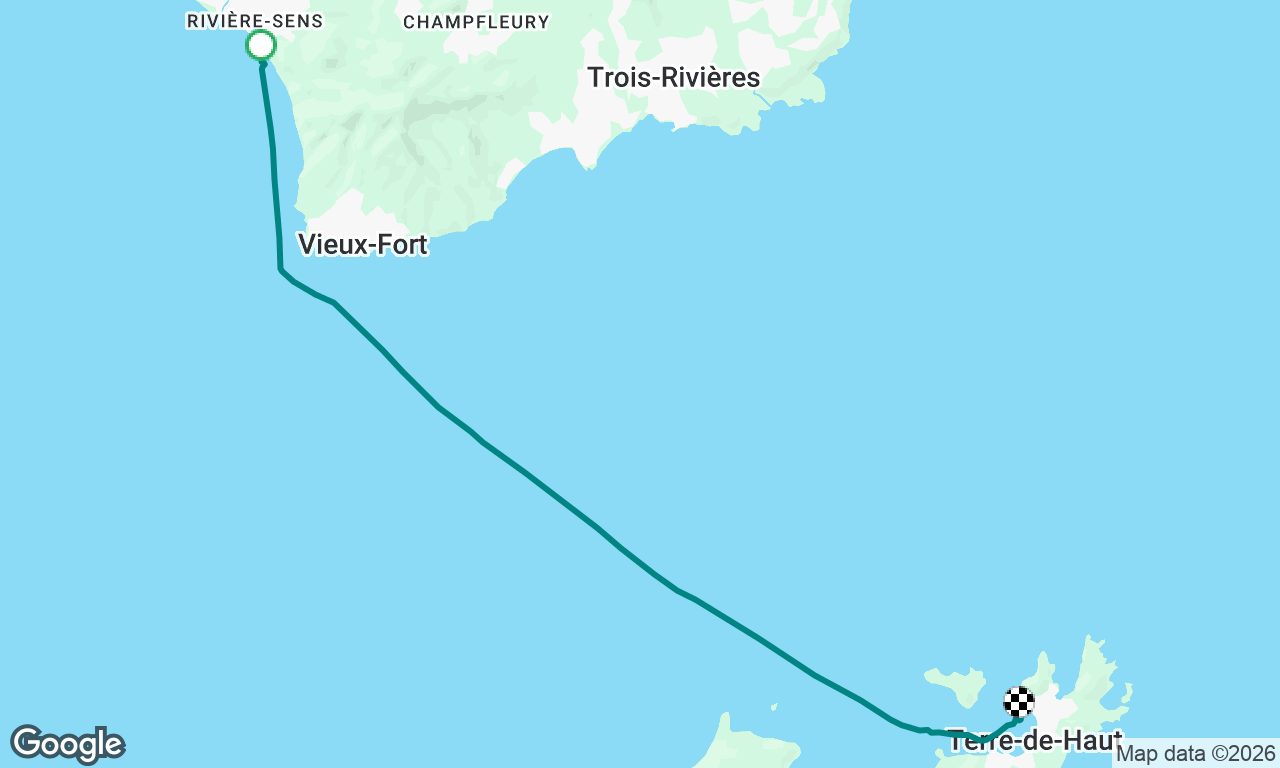 Voyage map