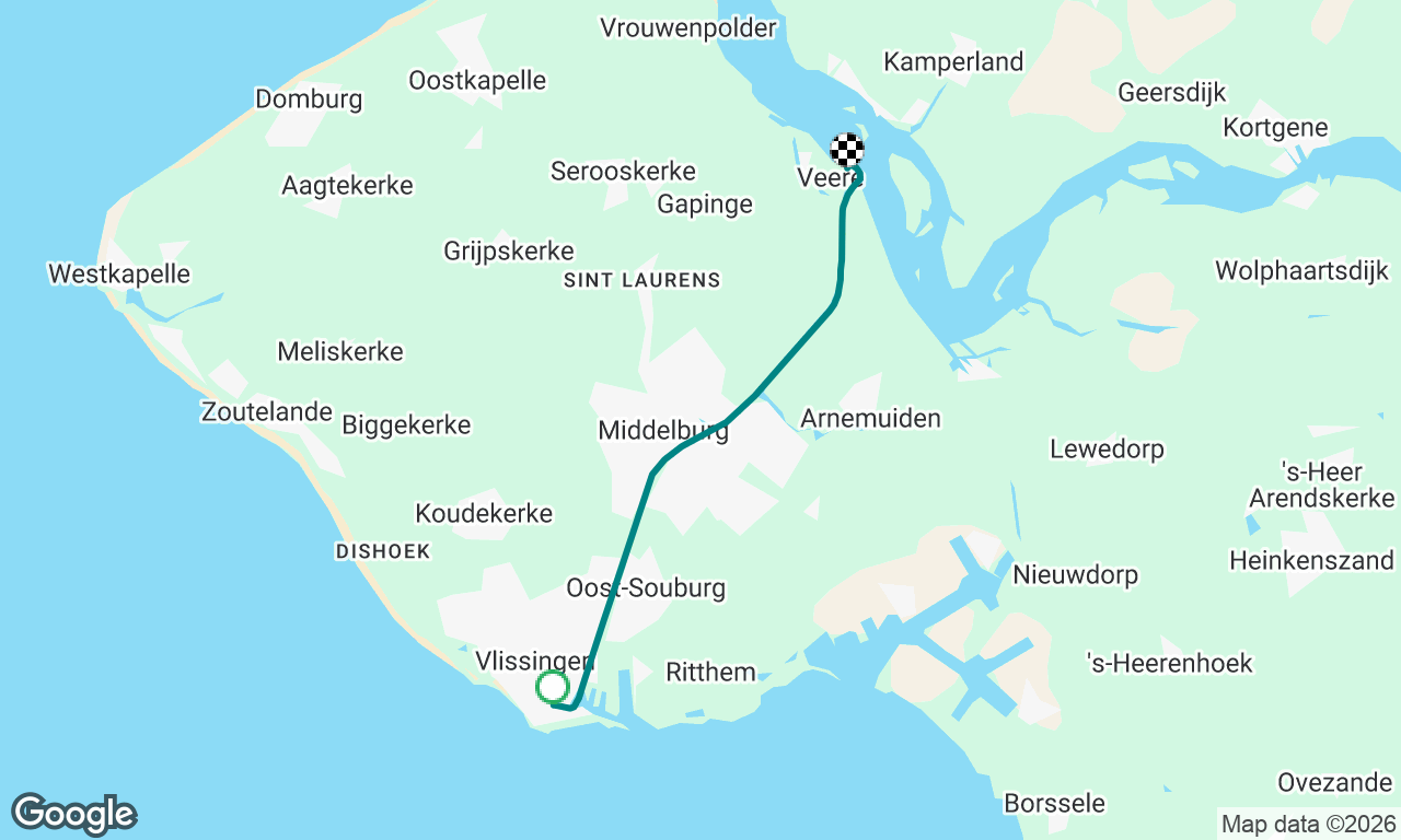 Vlissingen to Veere