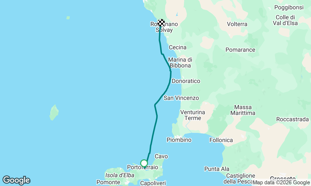 Portoferraio to Marina Cala de Medici