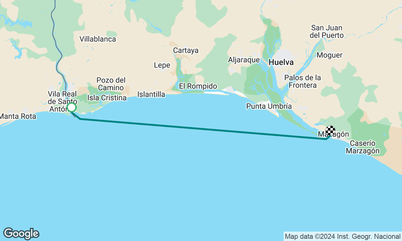 St Antonio to Mazagon