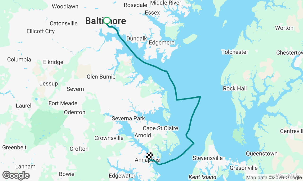 Baltimore to Annapolis