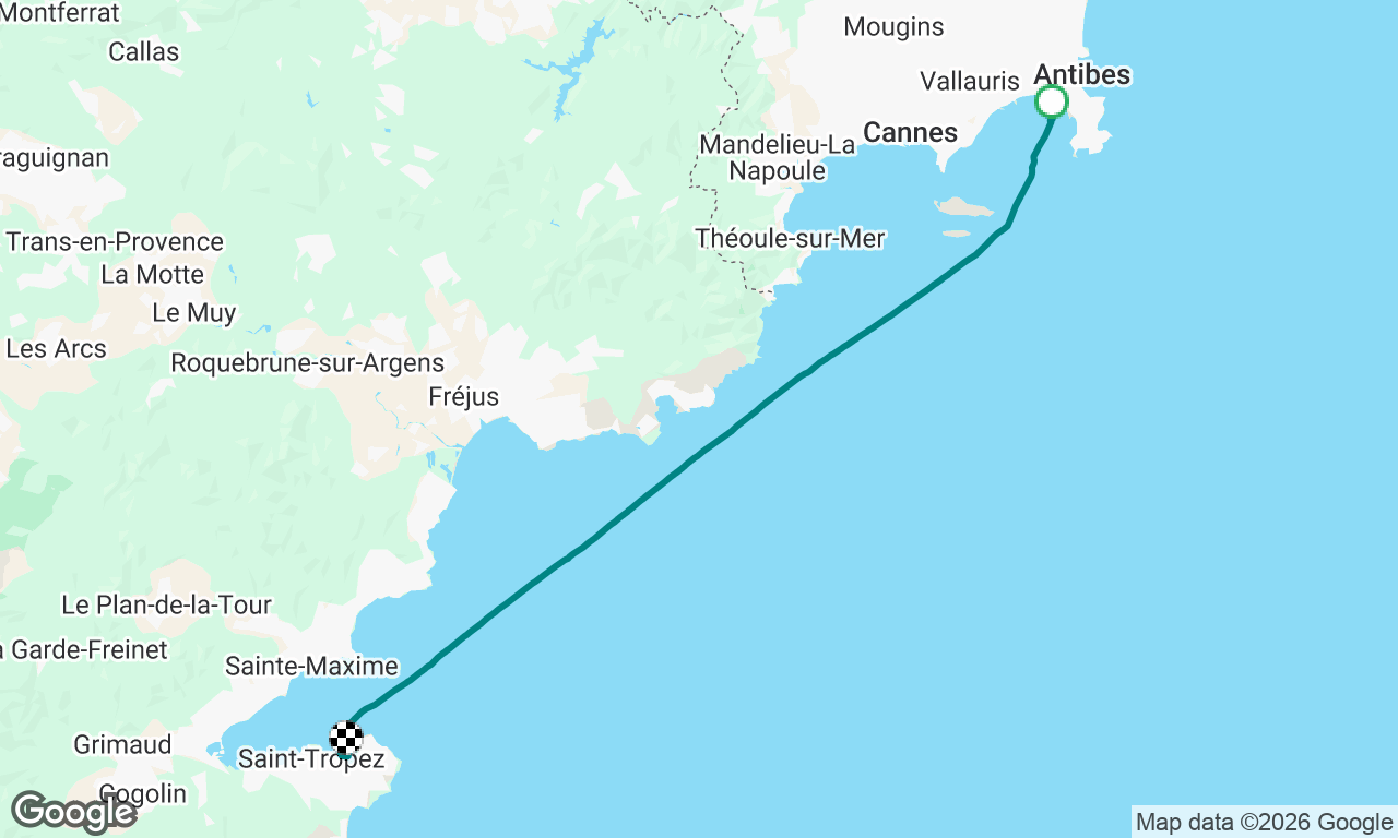 Voyage map