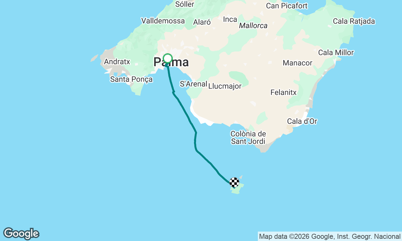 Voyage map