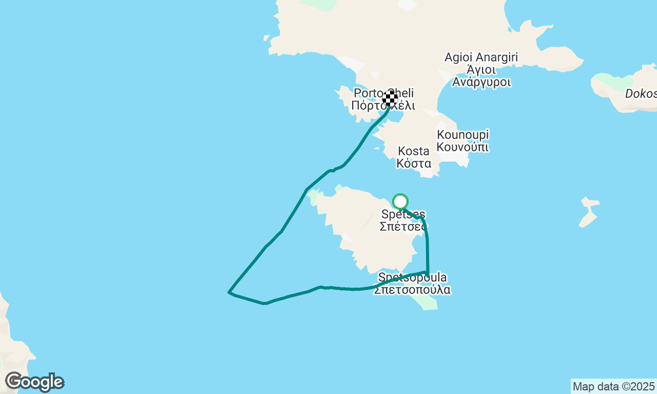 Spetses to Porto Kheli