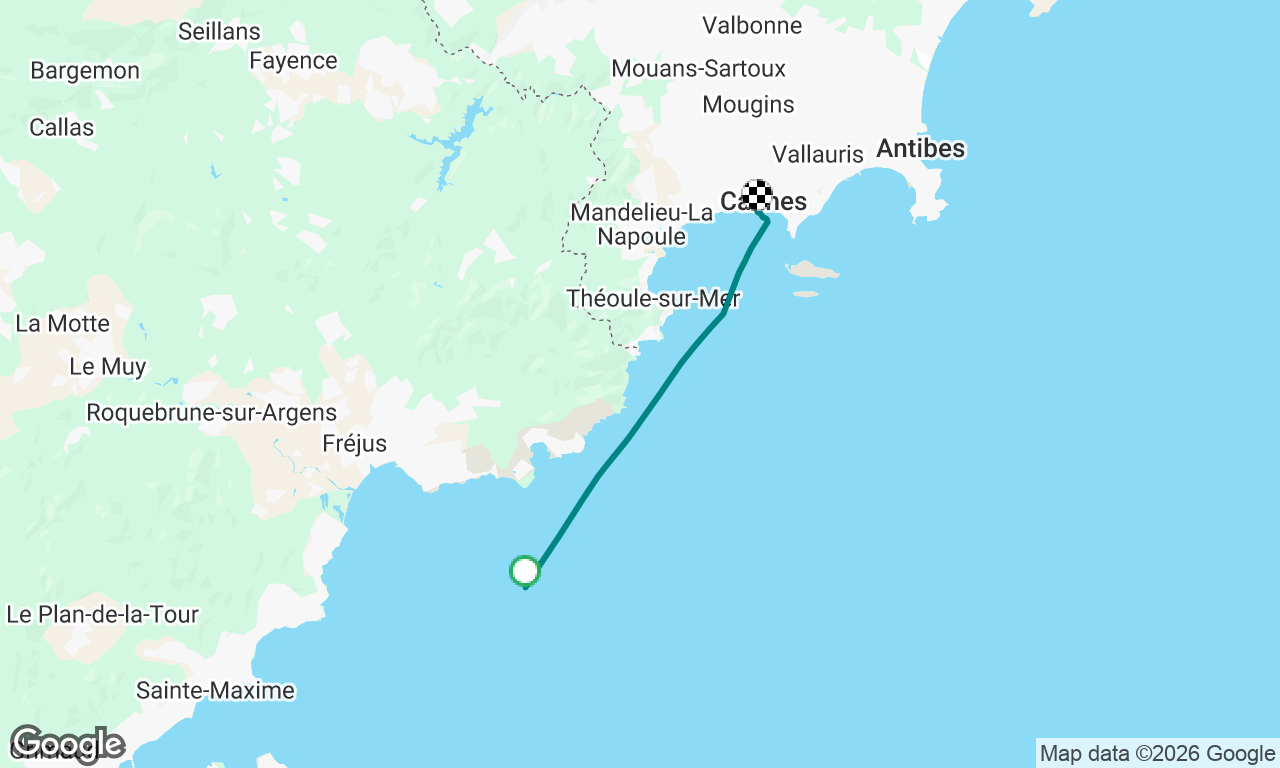 Voyage map