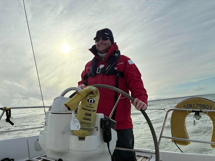 Voyage photo from Shakedown sail, Priory Bay for lunch