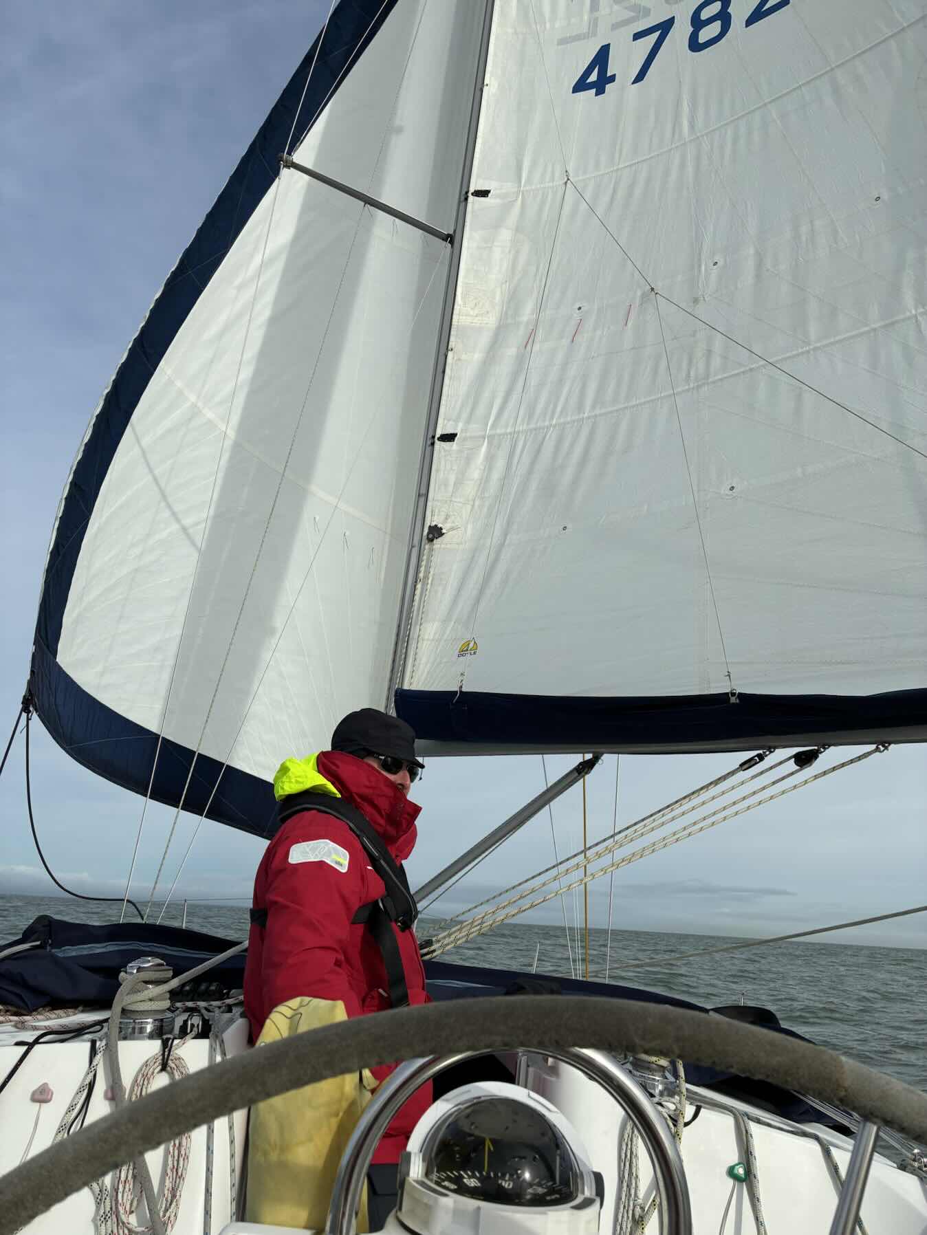 Shakedown sail, Priory Bay for lunch_E8D2868F-80E5-4627-8EE1-C674A2A1FD33