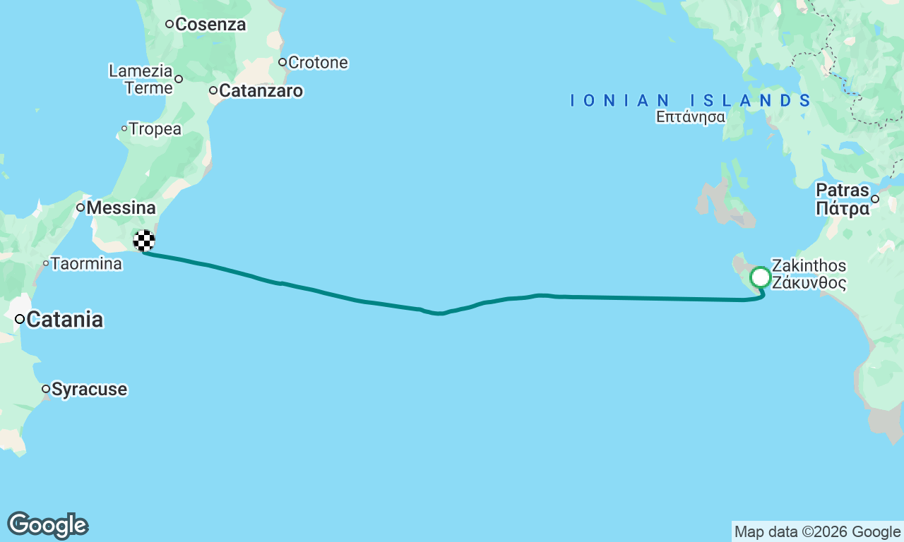 Voyage map
