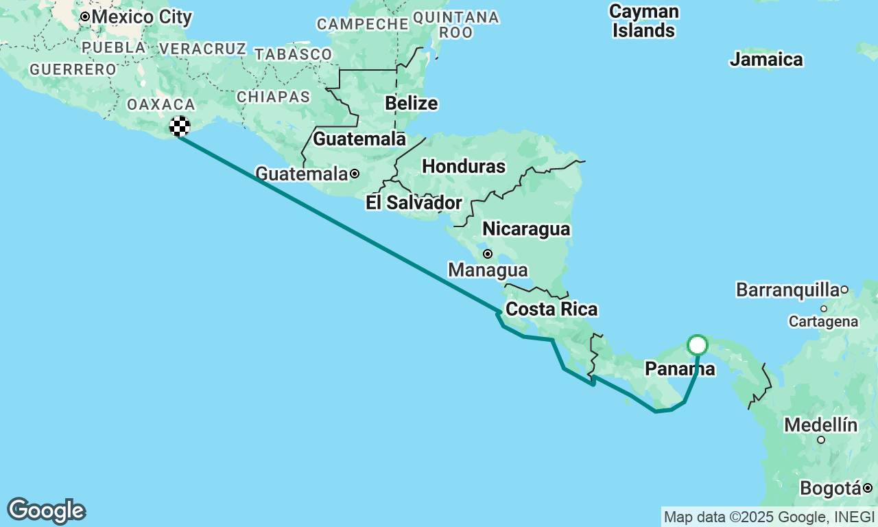 Voyage map