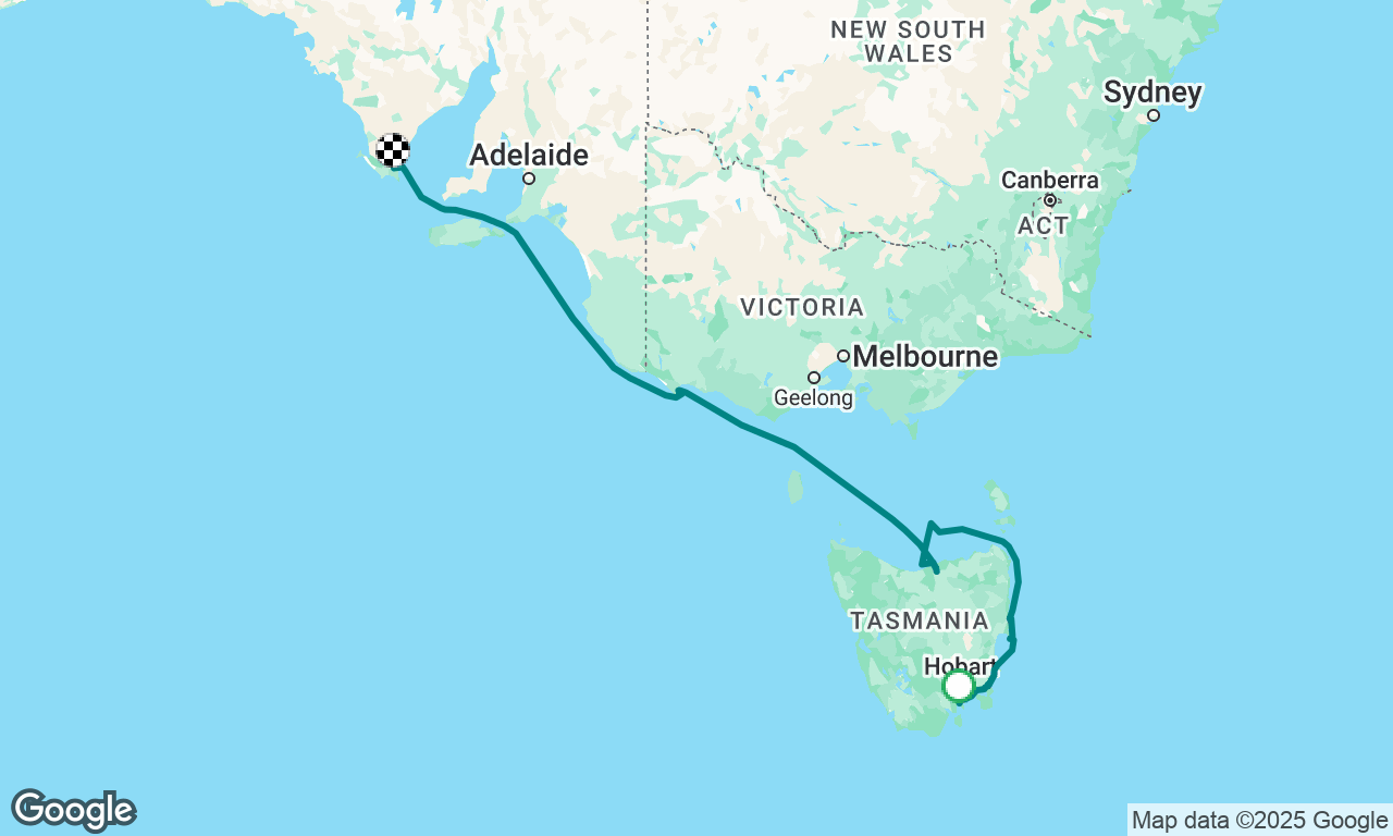 Kettering Tasmania  to Port Lincoln SA