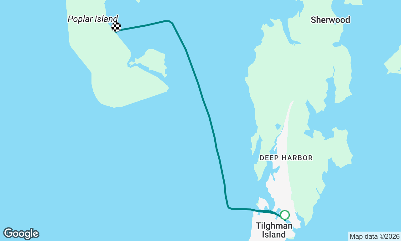 Tilghman Island to
Poplar Island