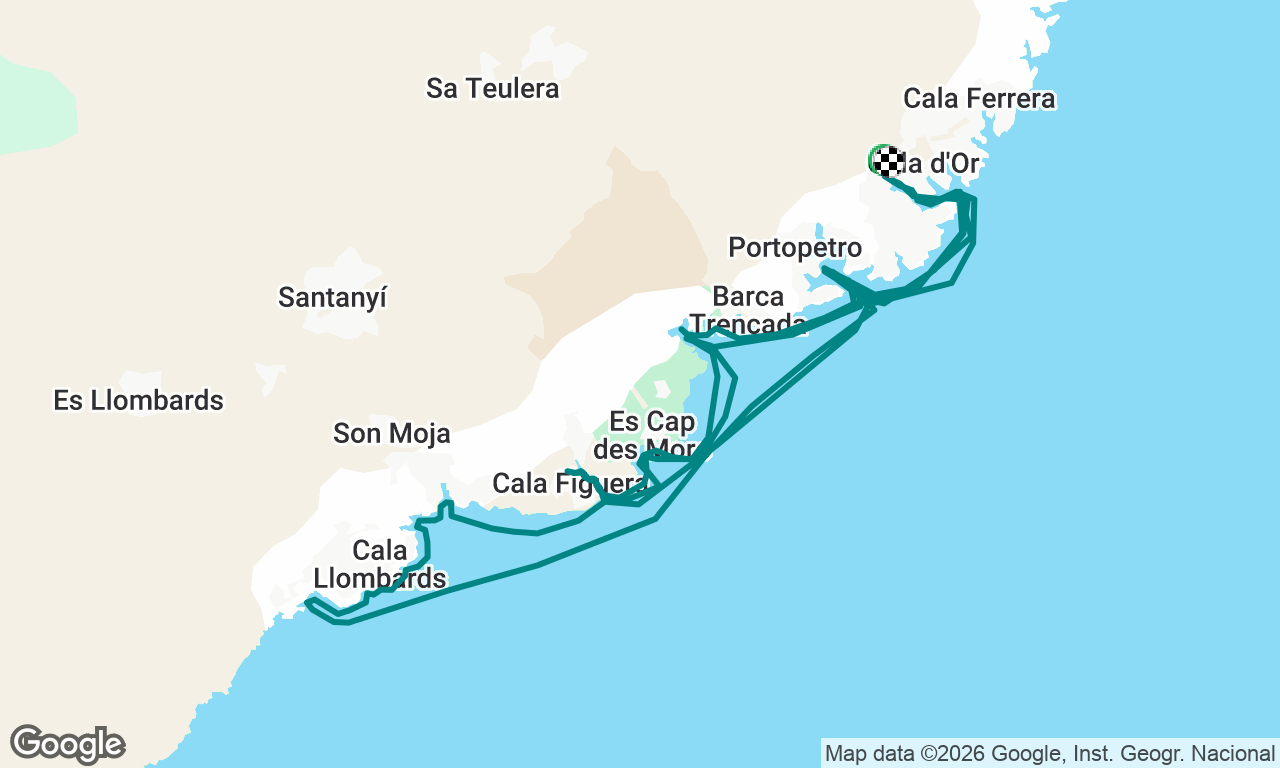 Voyage map