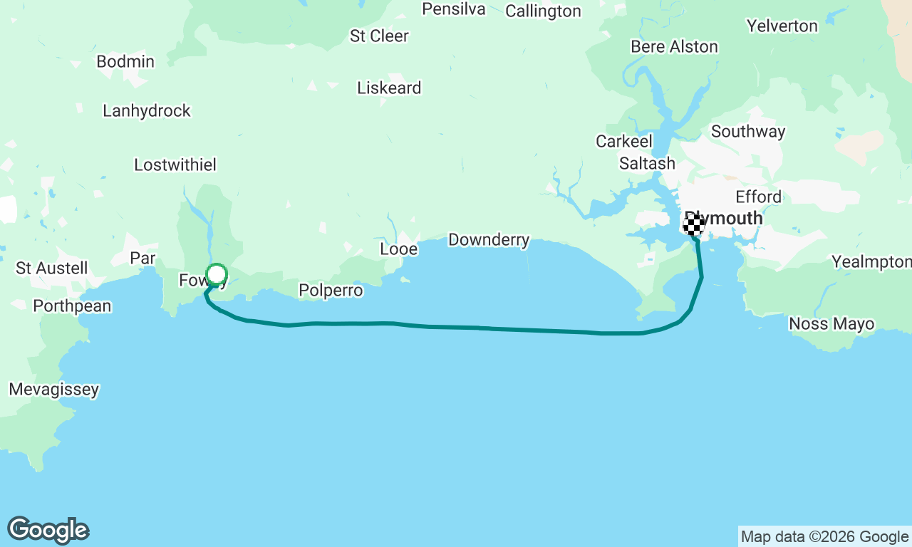 Fowey to Plymouth 