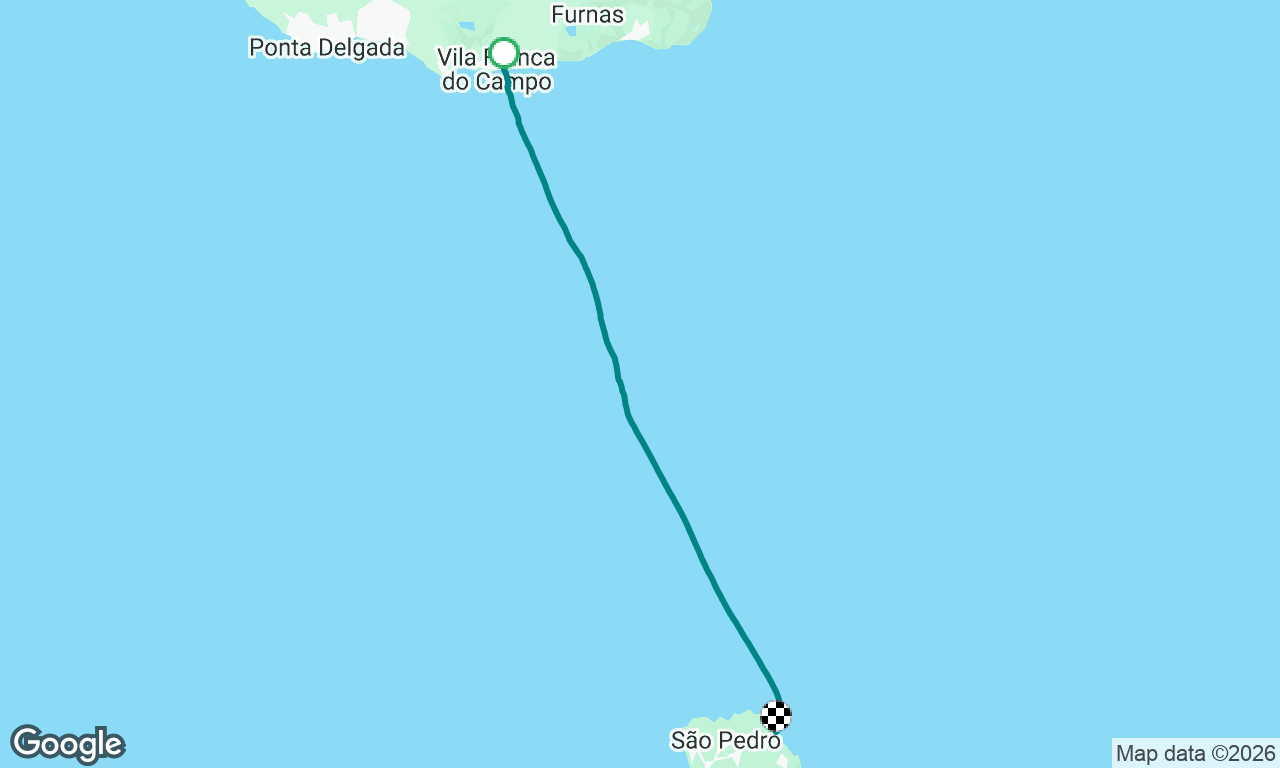 São Miguel Island to Santa Maria Island
