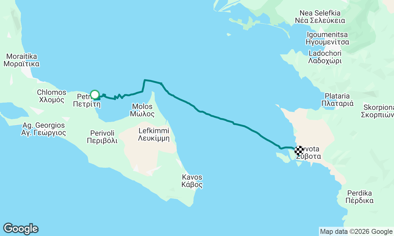 Voyage map