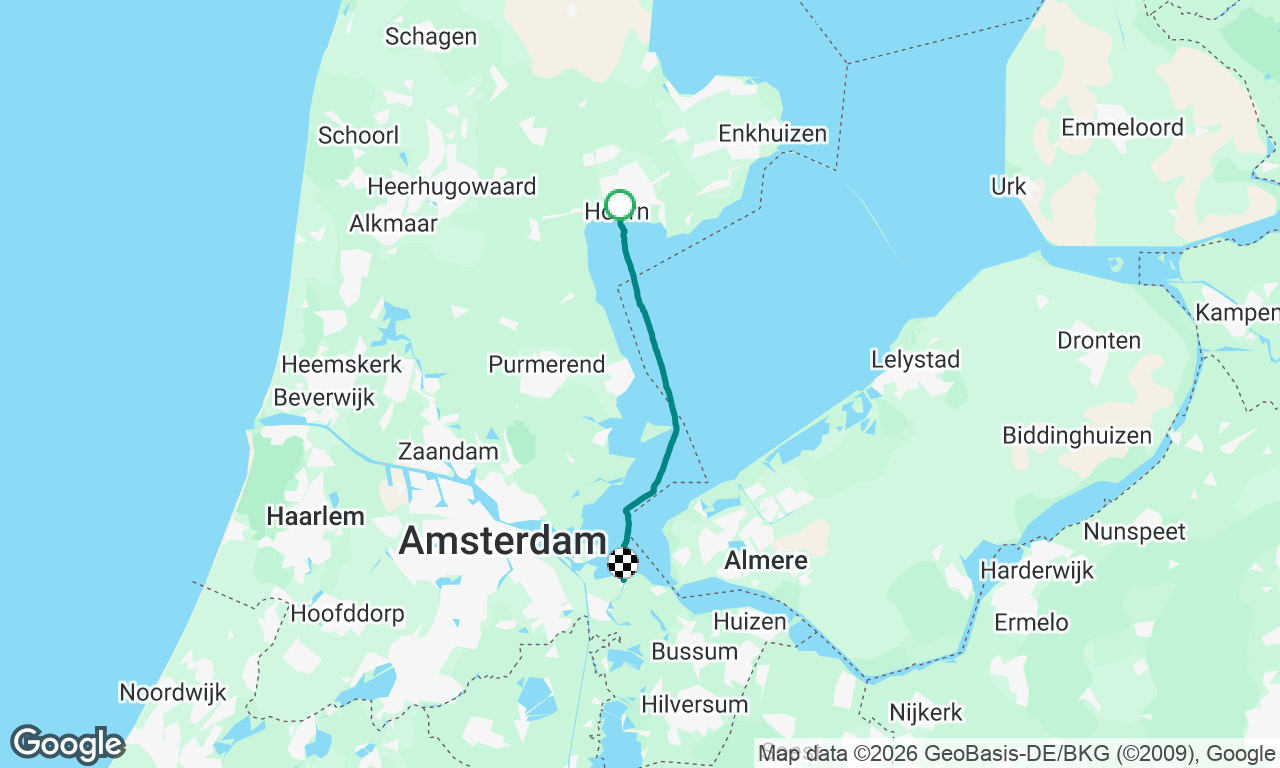 Voyage map