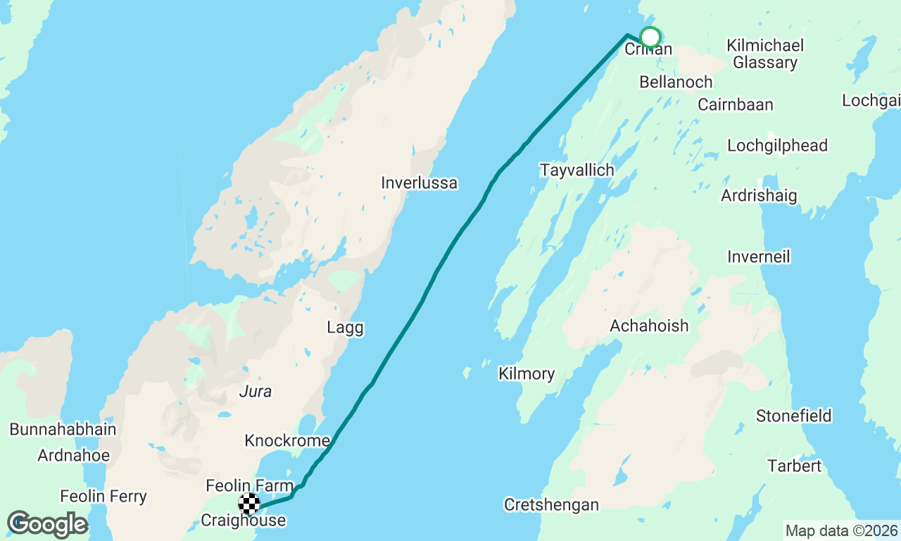 Crinan to Craighouse