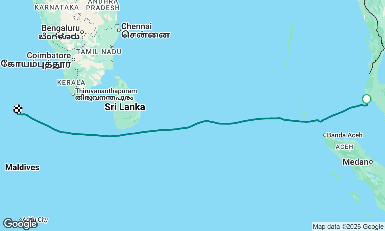 Voyage map