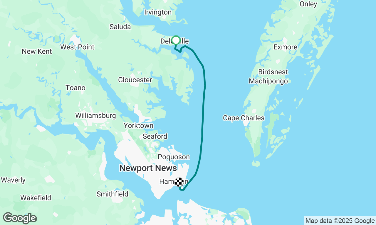 Deltaville to Hampton