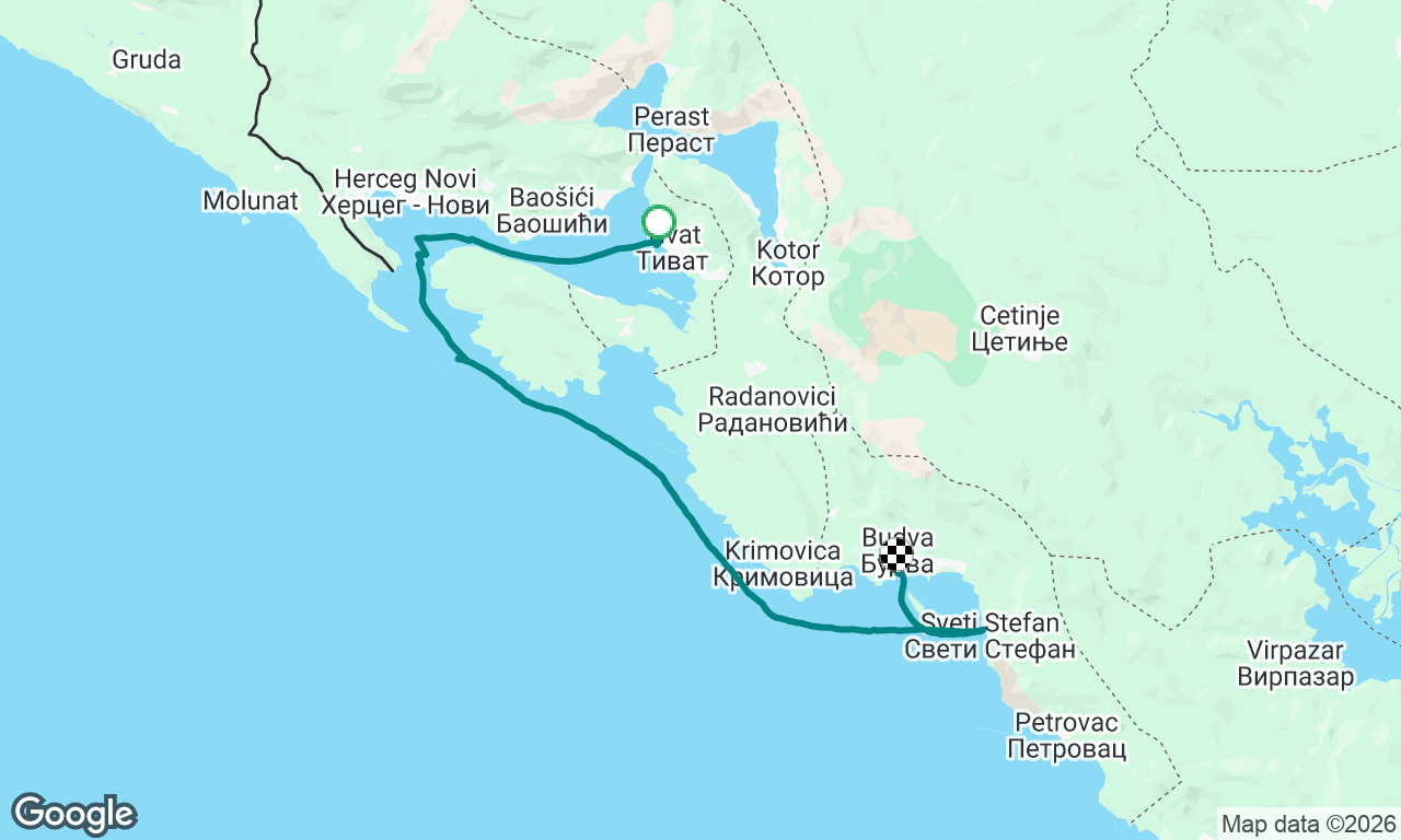 Voyage map