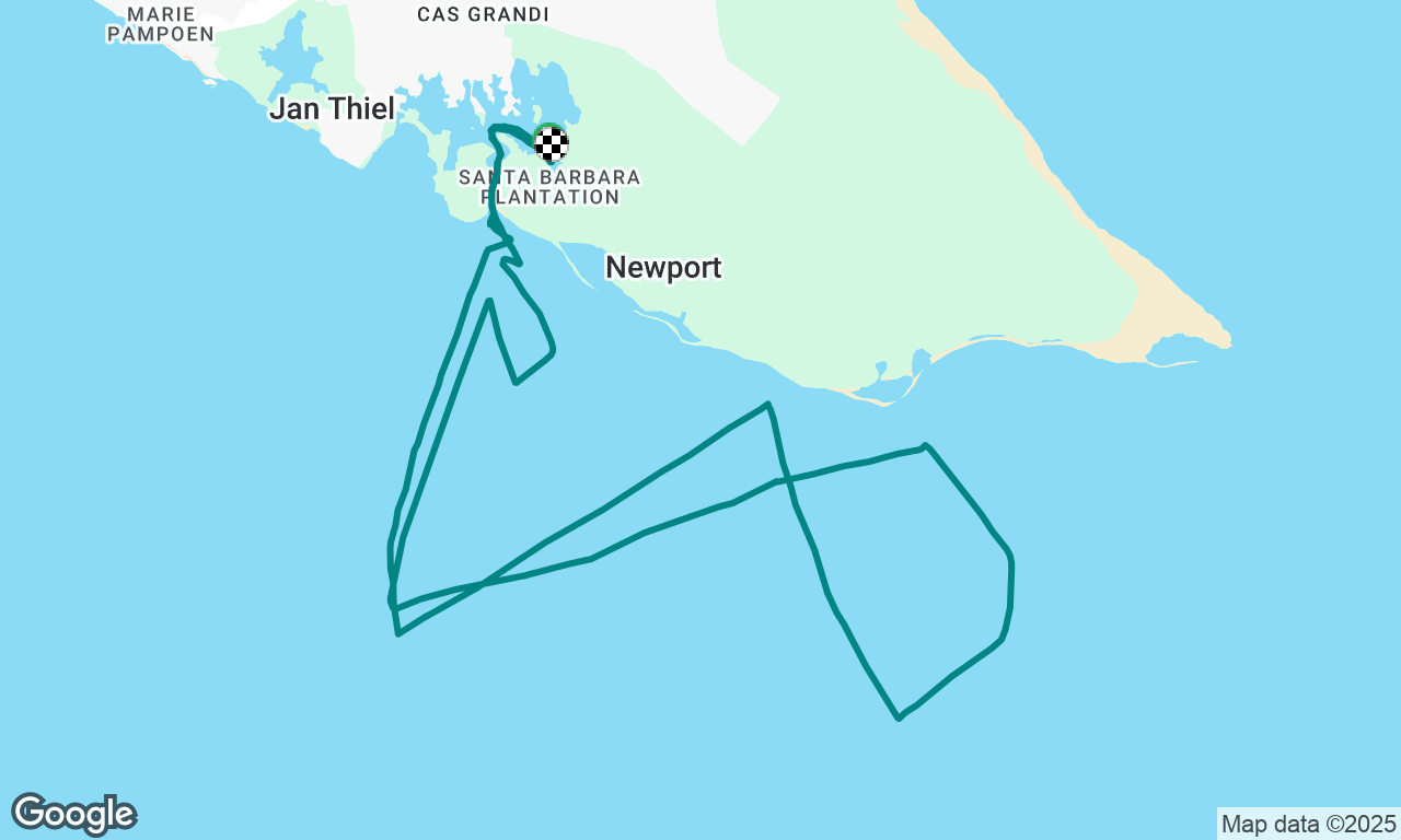 coatal sail, around the oil rig