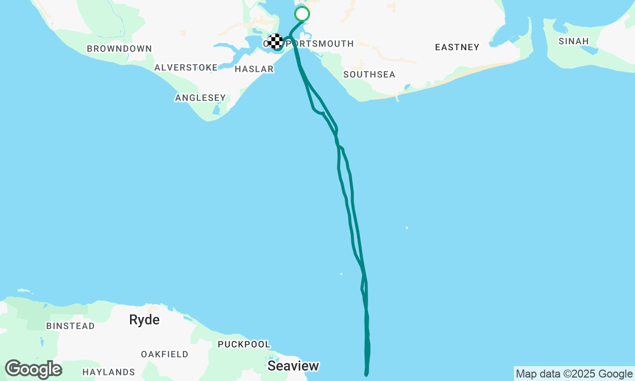 Night sail Portsmouth 