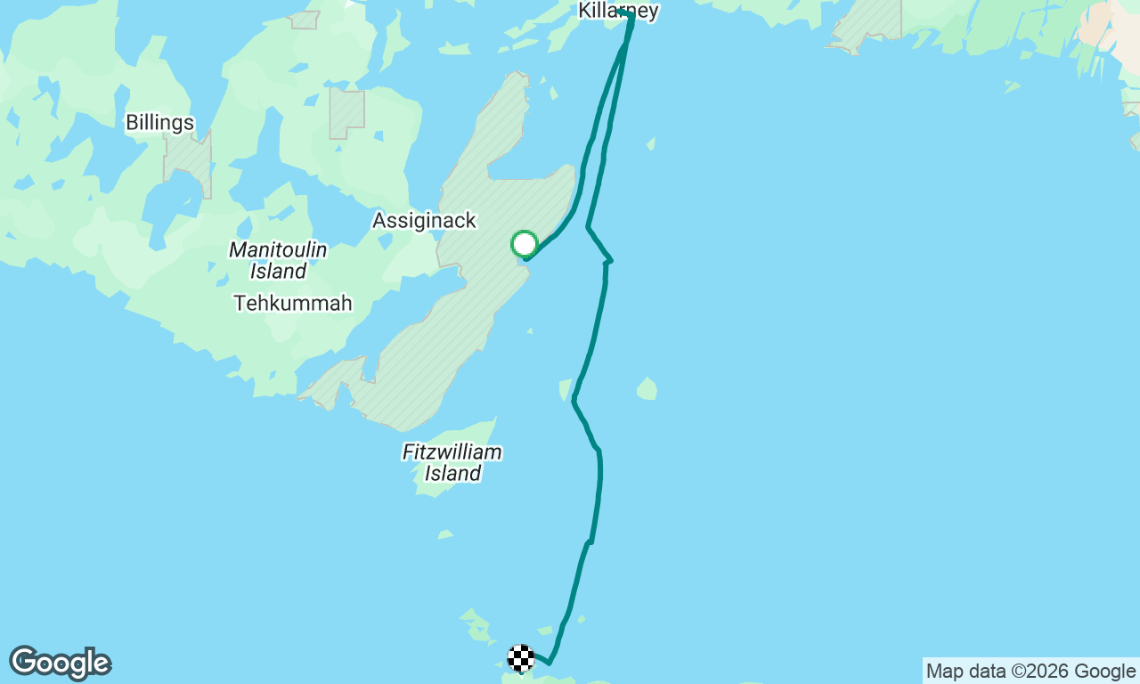 James Bay to Killarney
Killarney to Tobamory