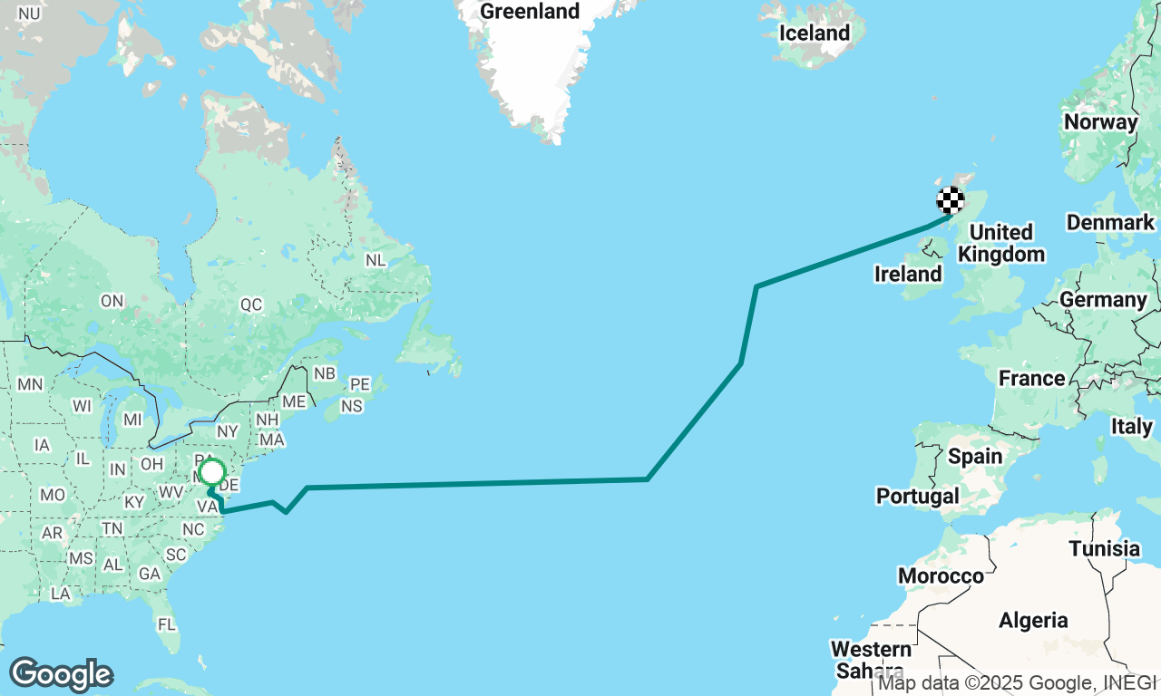 Washington D.C to Oban