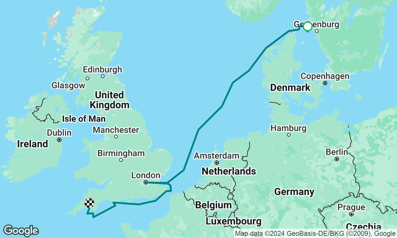 Marstrand to Plymouth 