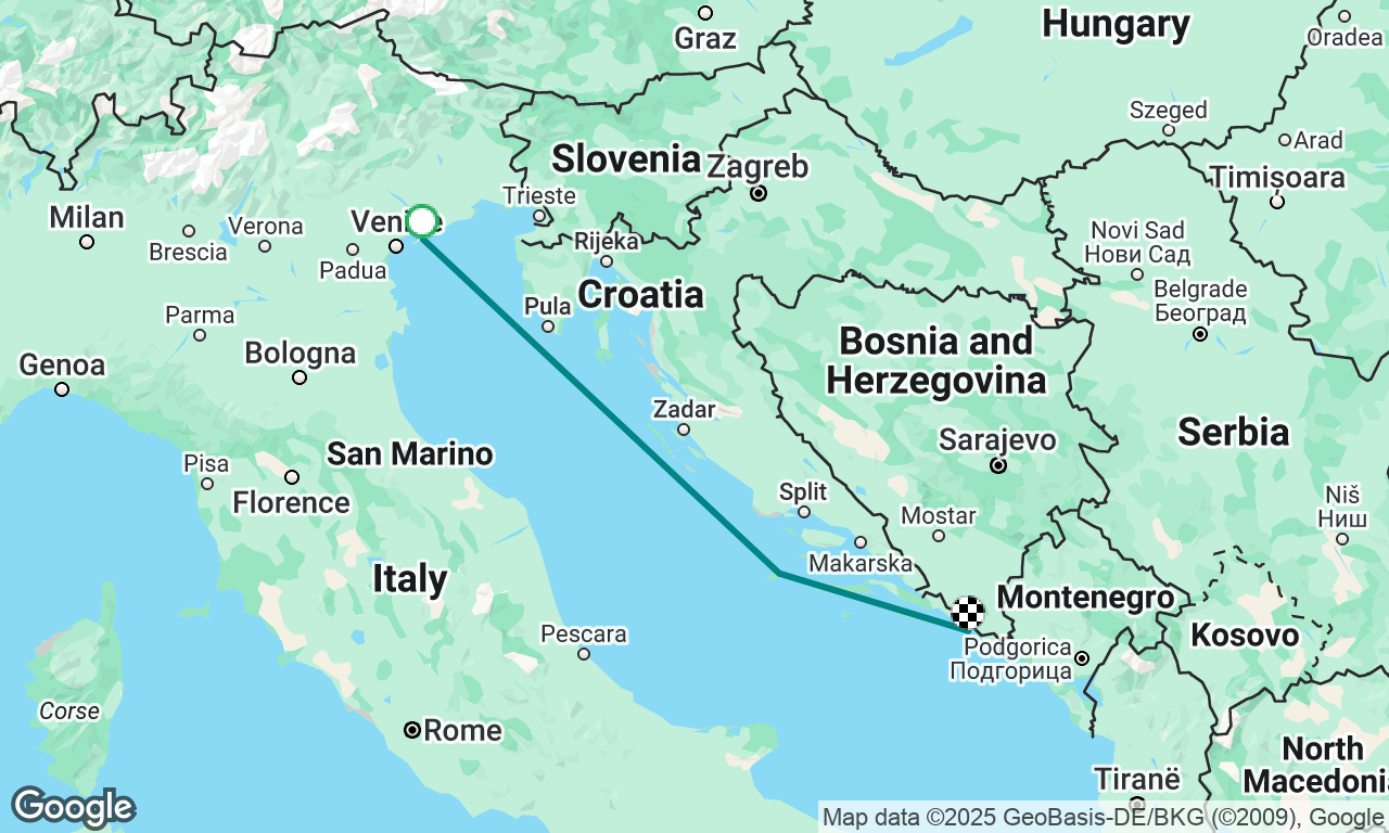 Voyage map