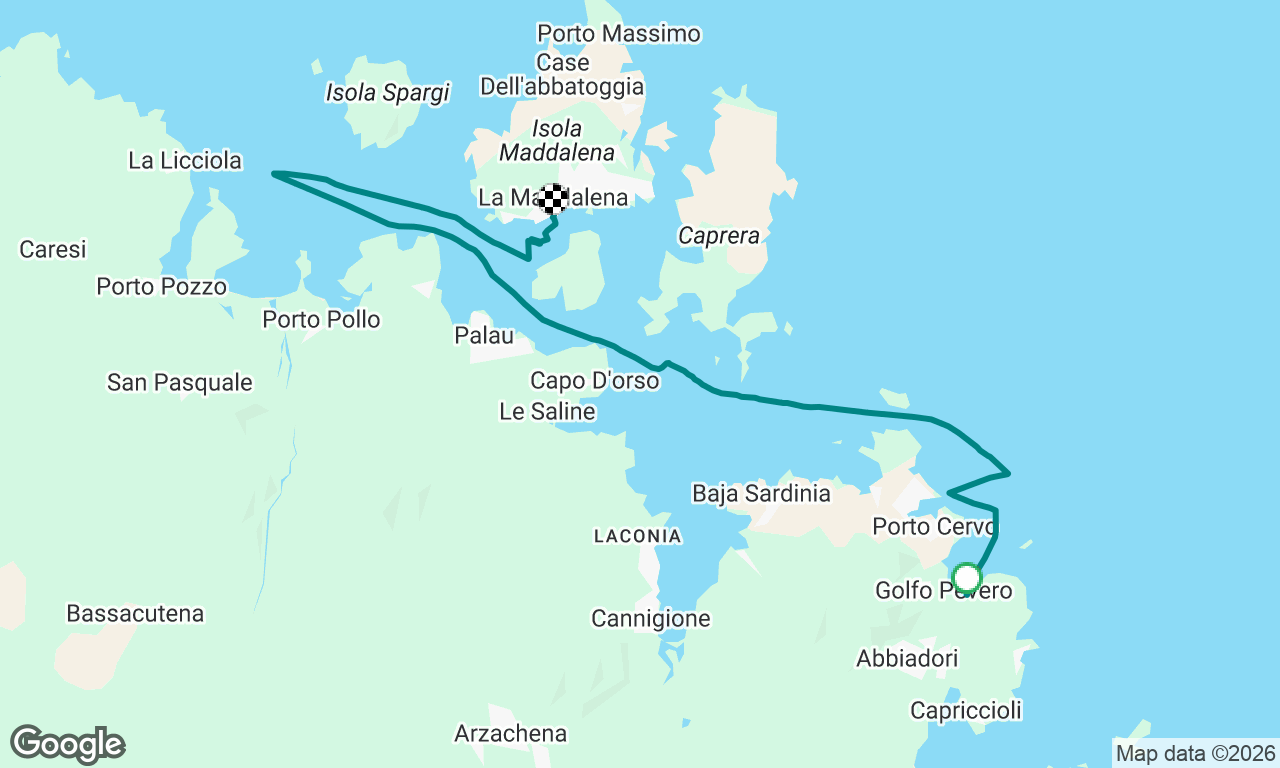 Wonderful sail to Maddalena