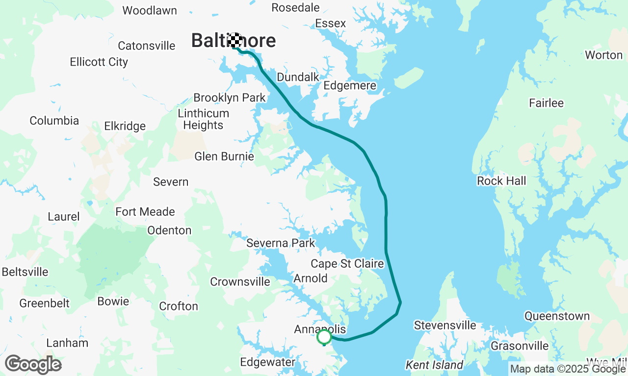 Annapolis to Baltimore 