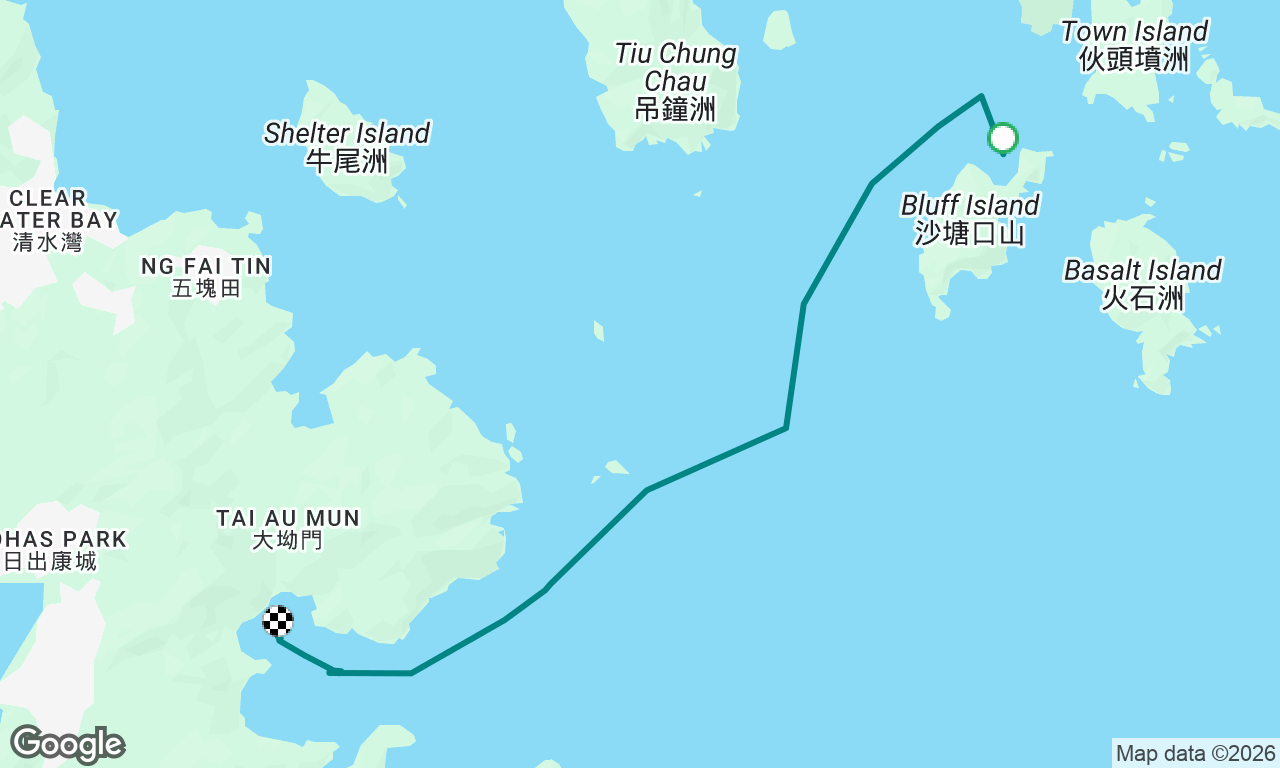 Solo sail to Clearwater bay