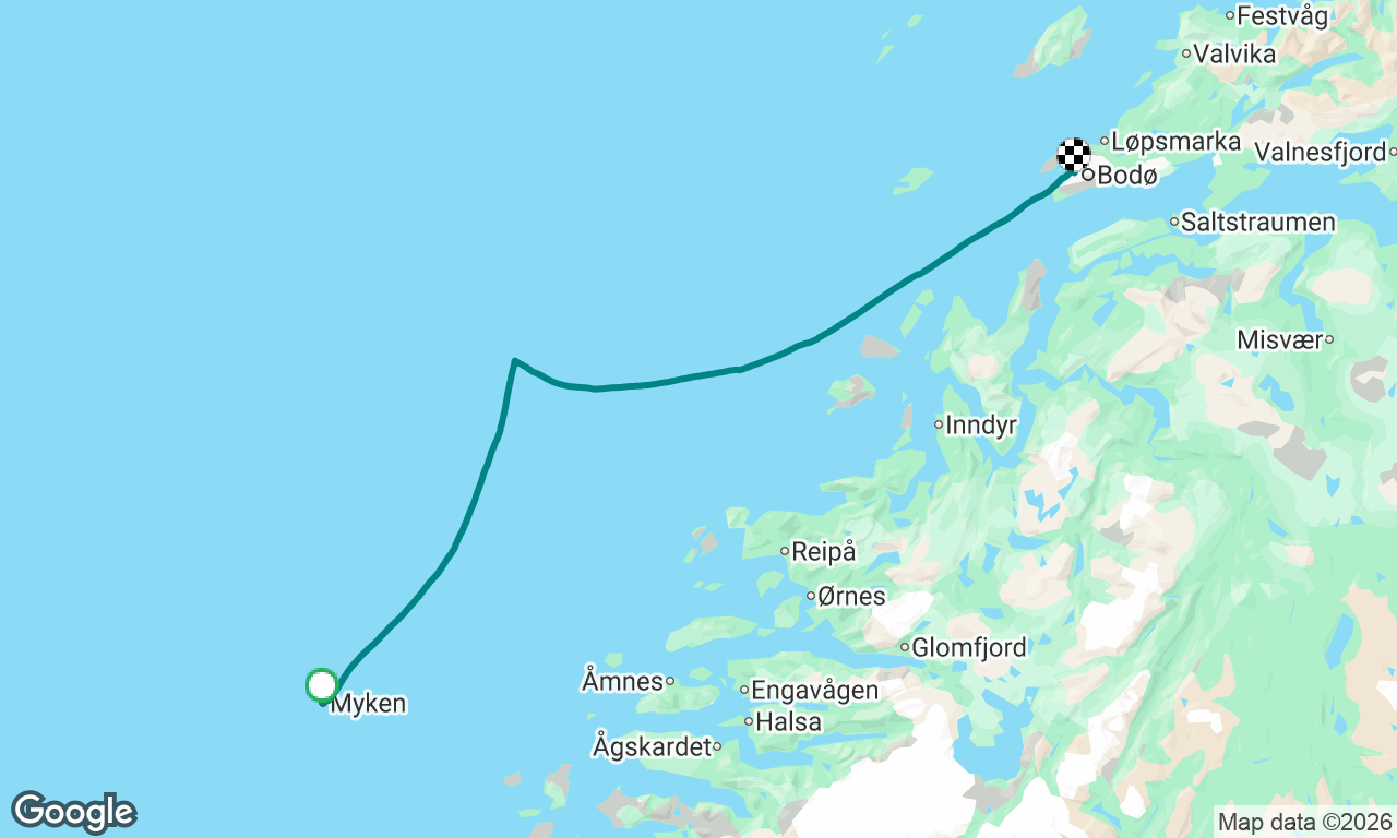 Voyage map