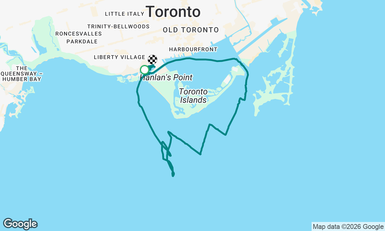Around the island
