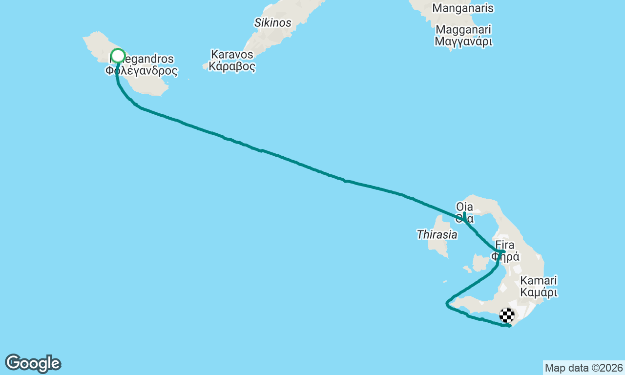 Voyage map
