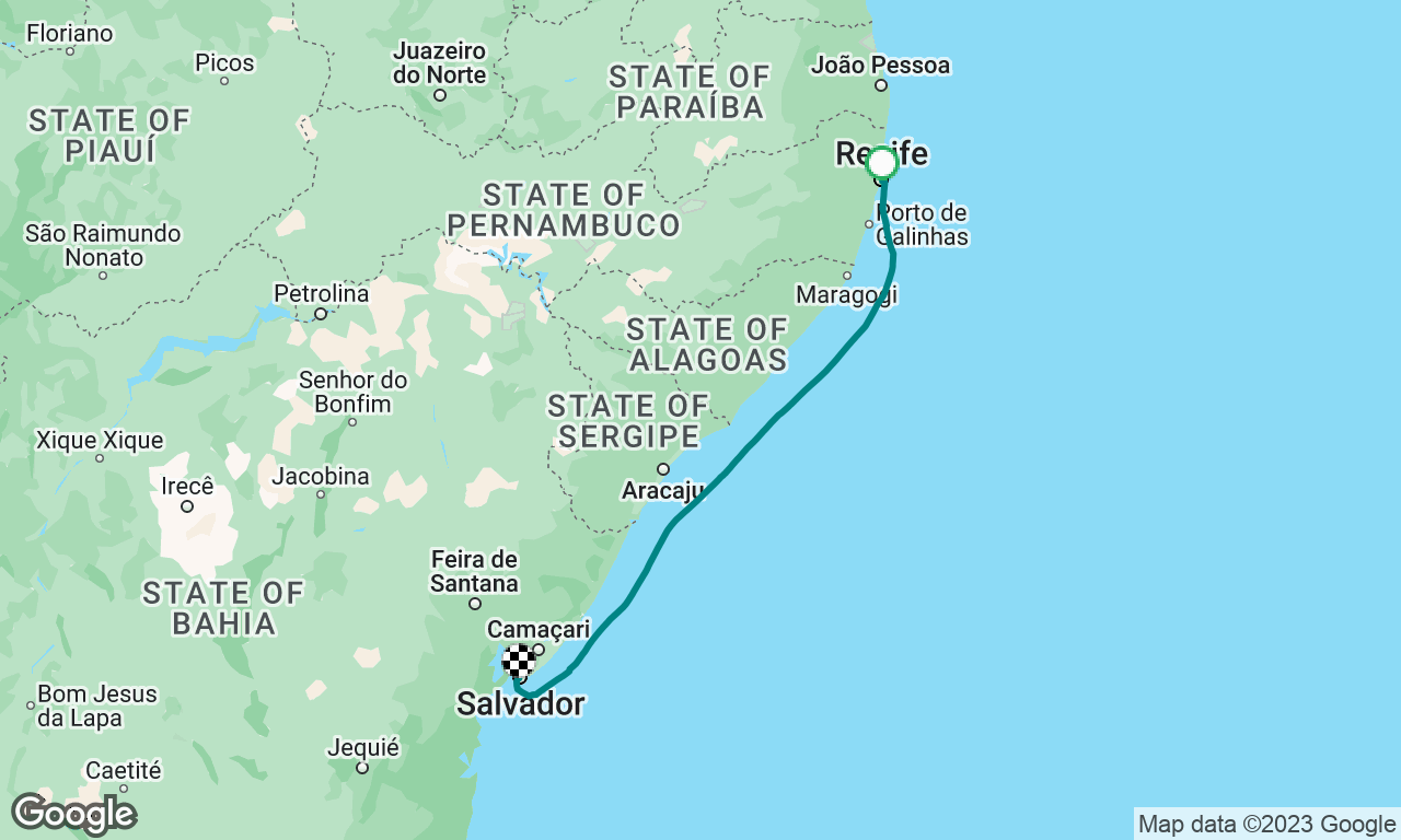 Recife - Salvador : Sailing the Brazilian Coast